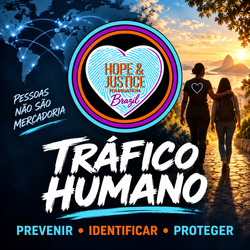 Hope & Justice Foundation Brazil campaign: human trafficking, prevent, identify, protect
