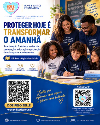 Campaign: protecting today is transforming tomorrow. Support EduPrev and the High School Clubs