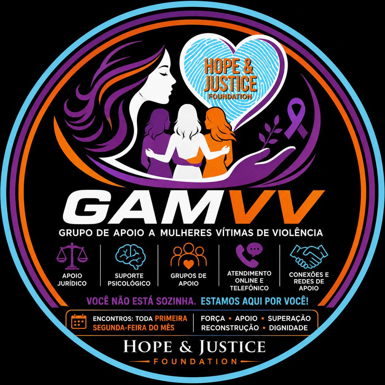 GAMVV seal: support group for women victims of violence