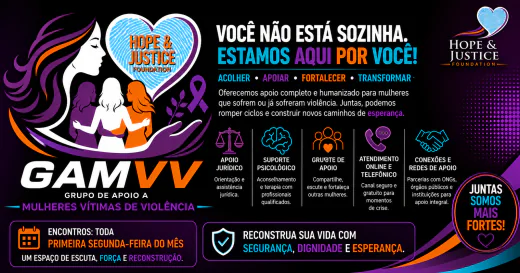 GAMVV banner: you are not alone, we are here for you