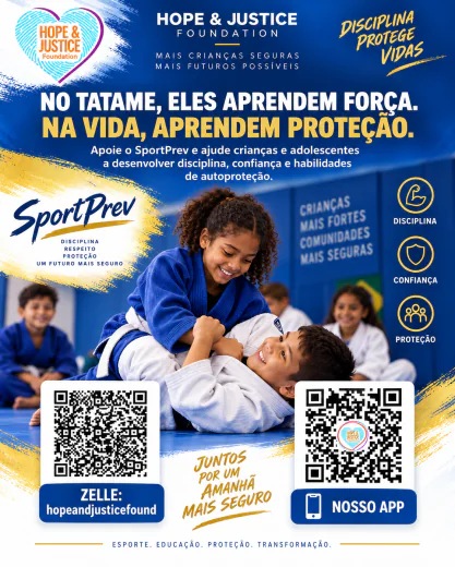 Campaign: on the mat they learn strength, in life they learn protection. Support SportPrev