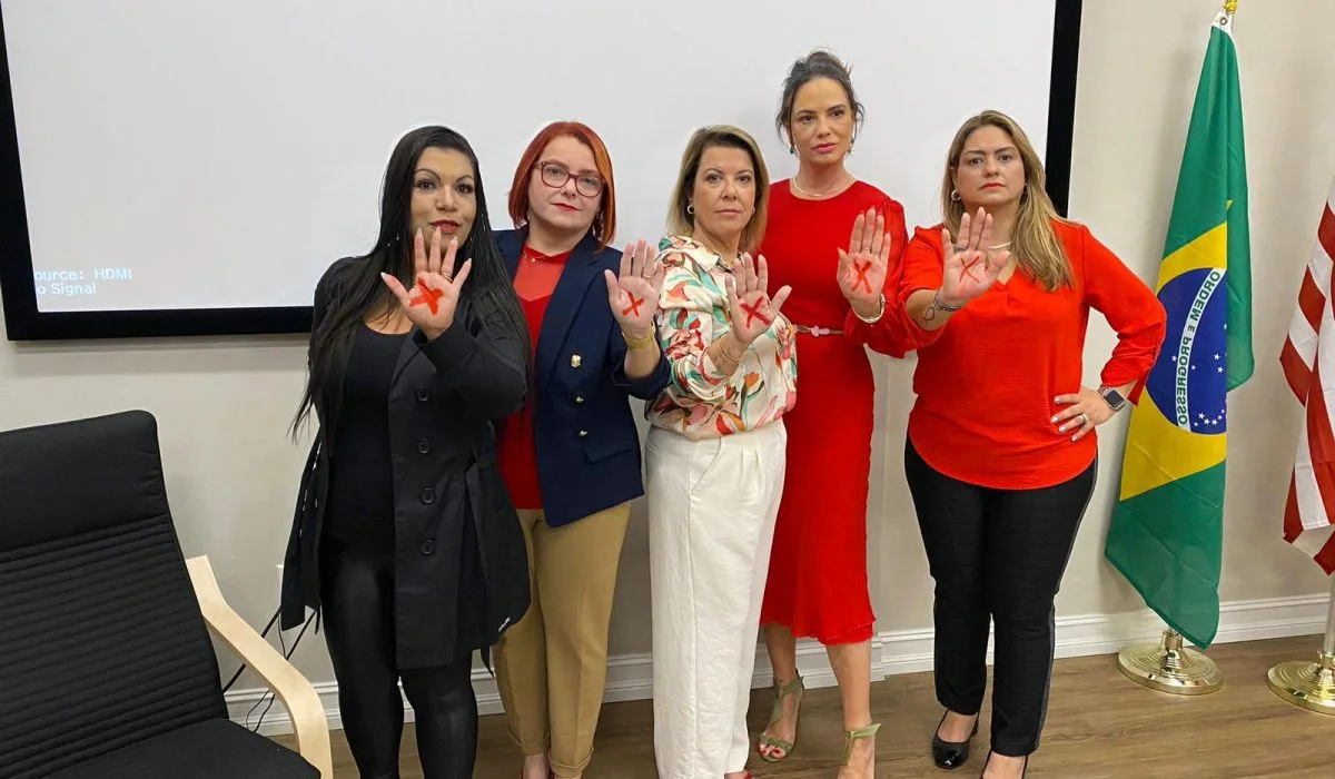 Foundation representatives during a event
